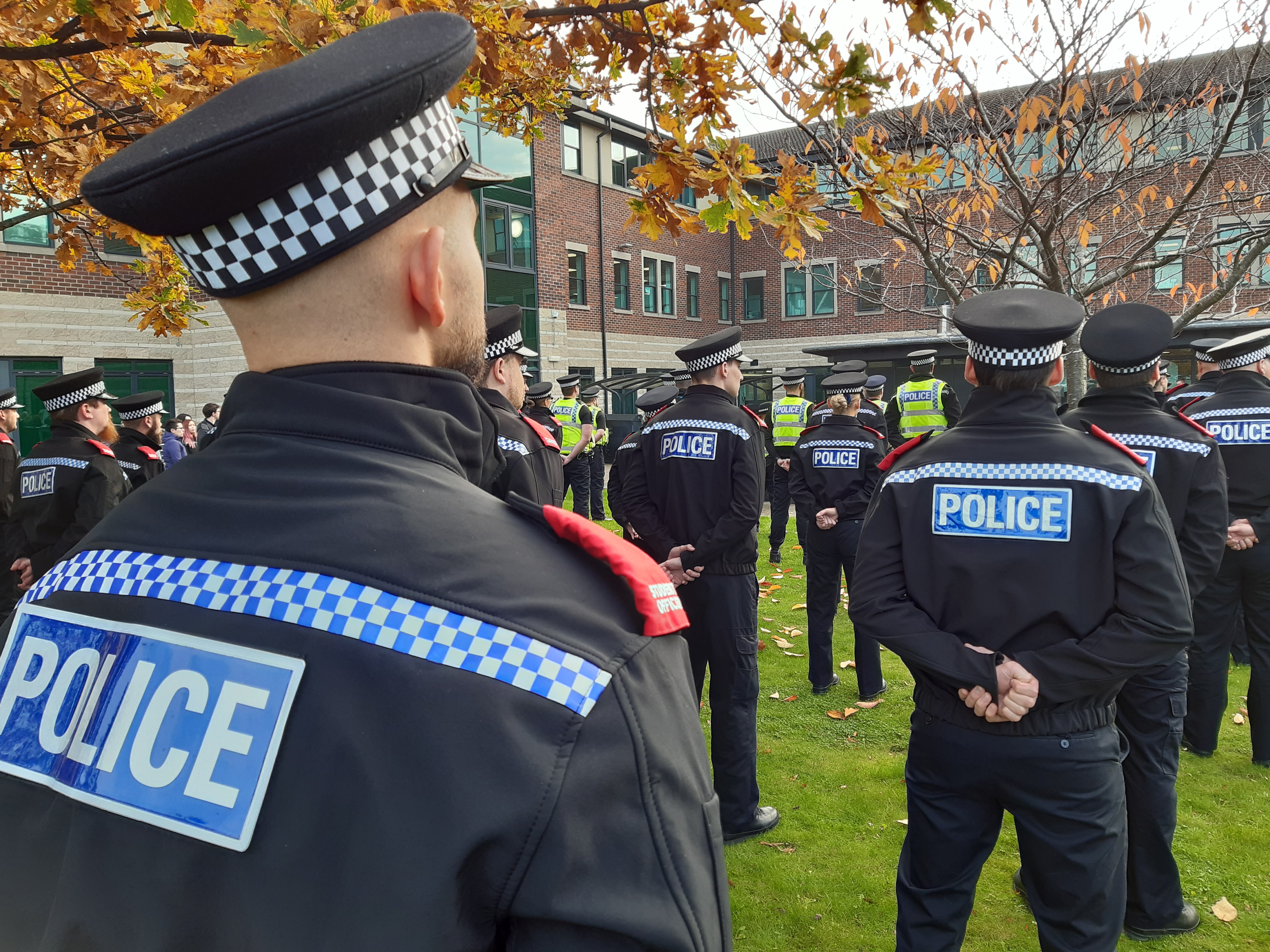 North Yorkshire Police officers on Remembrance Day 2021