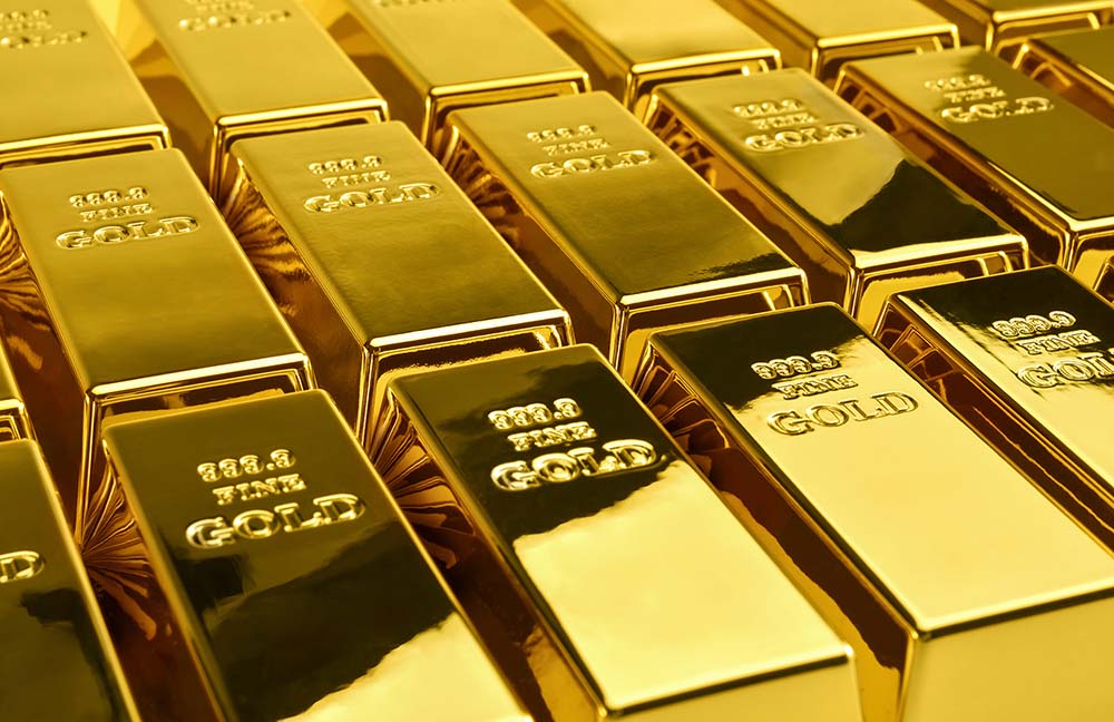 Gold bullion bars