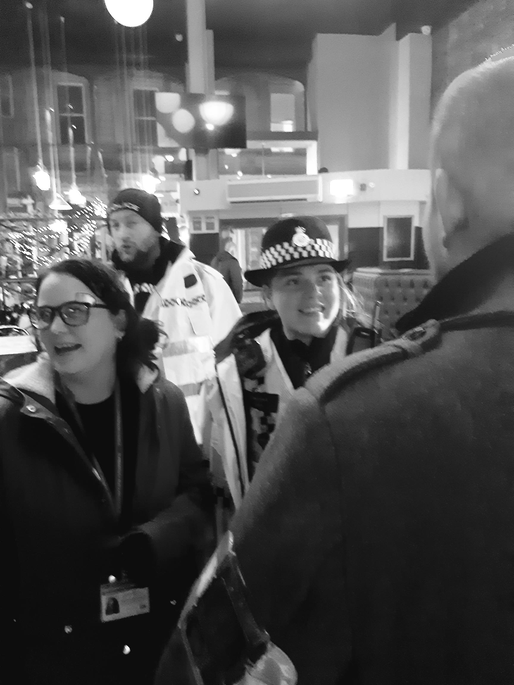 night-time awareness and reassurance patrols