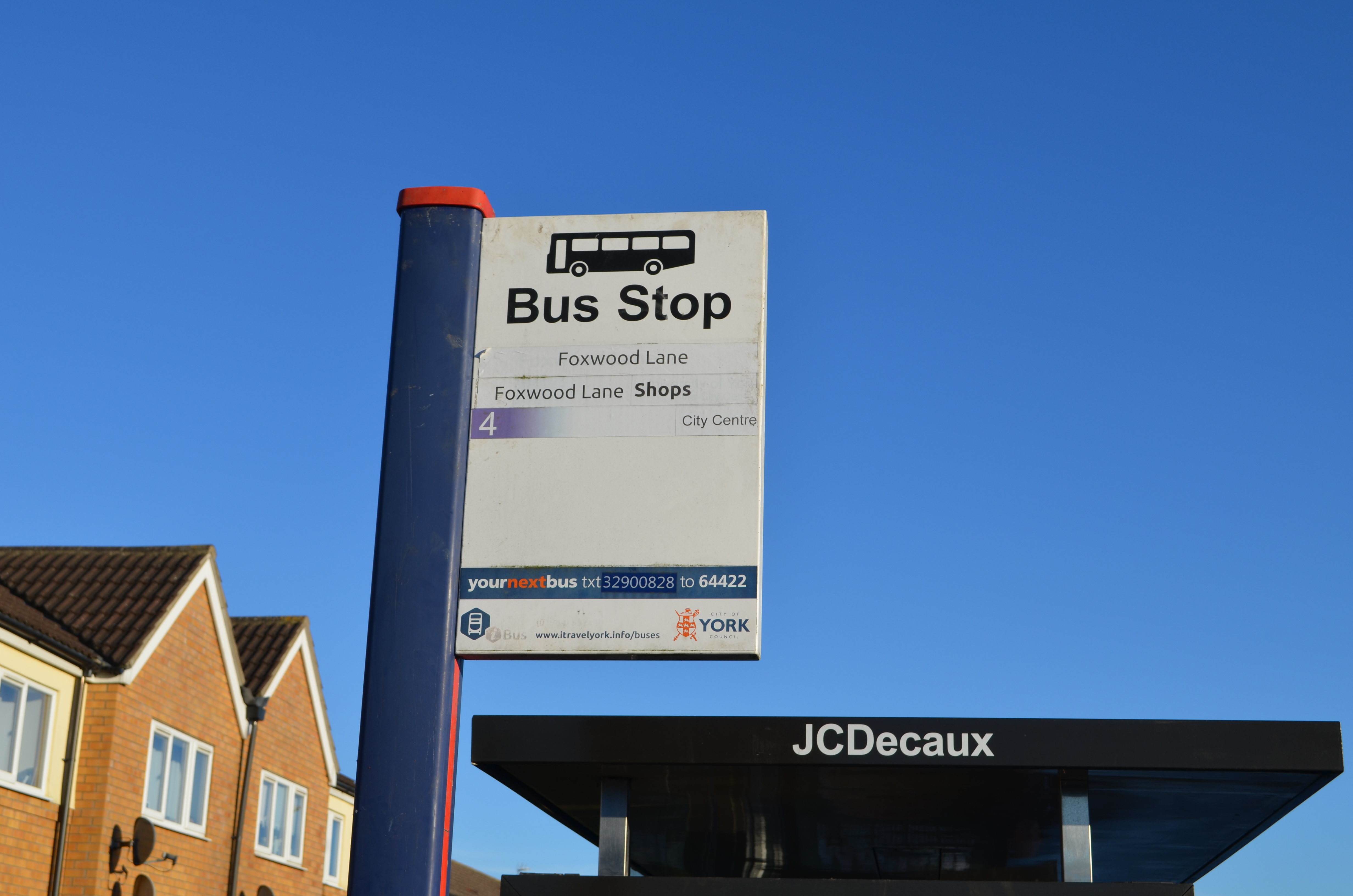 Foxwood Estate York bus stop