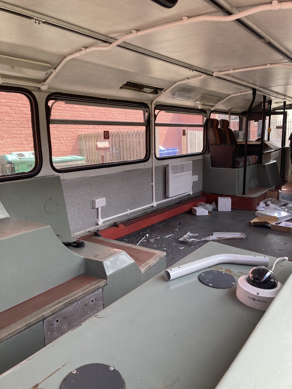 Gladstone Primary School bus damage 