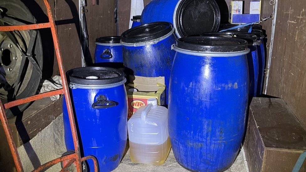 used cooking oil thefts