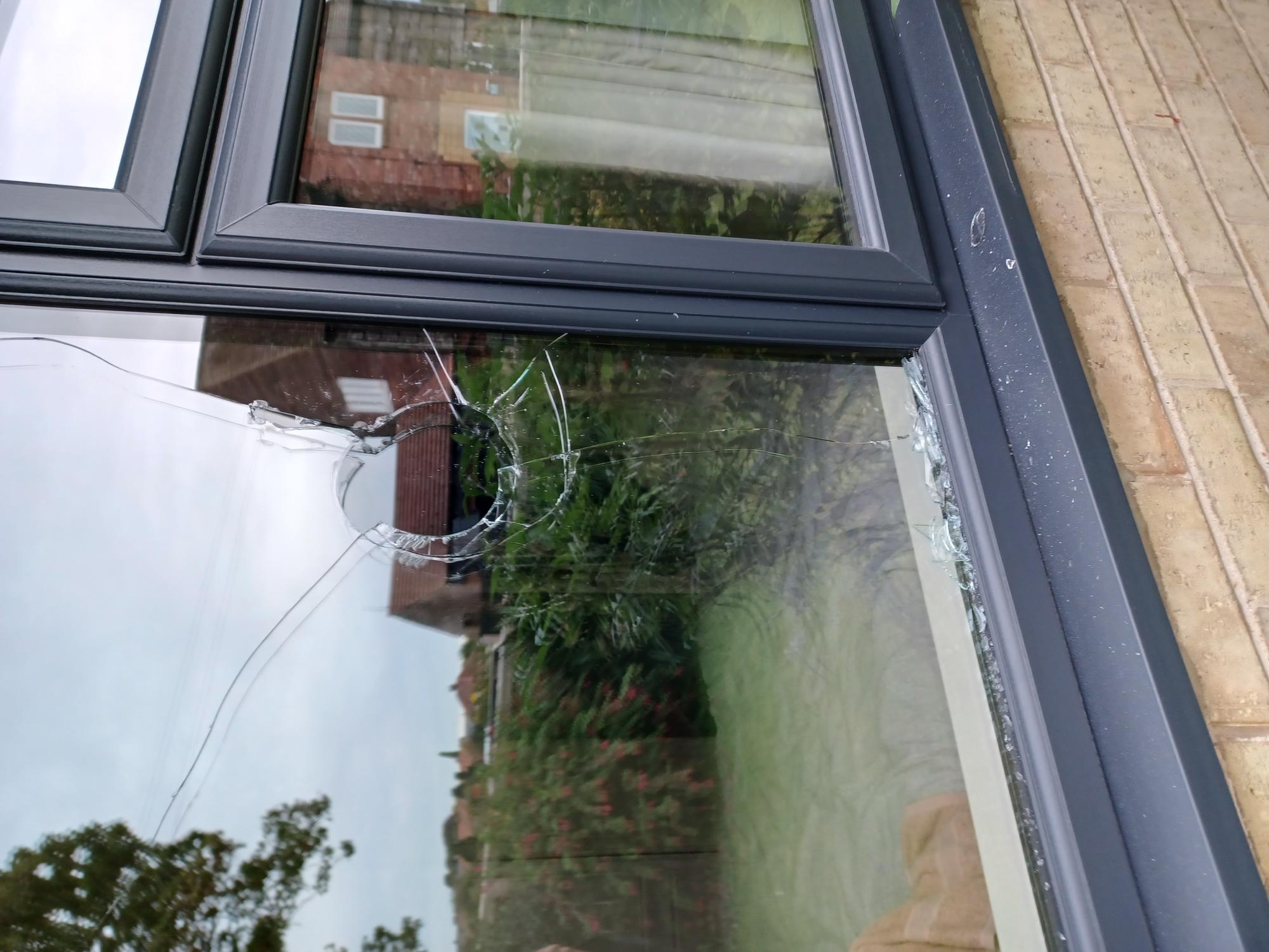 damage to window