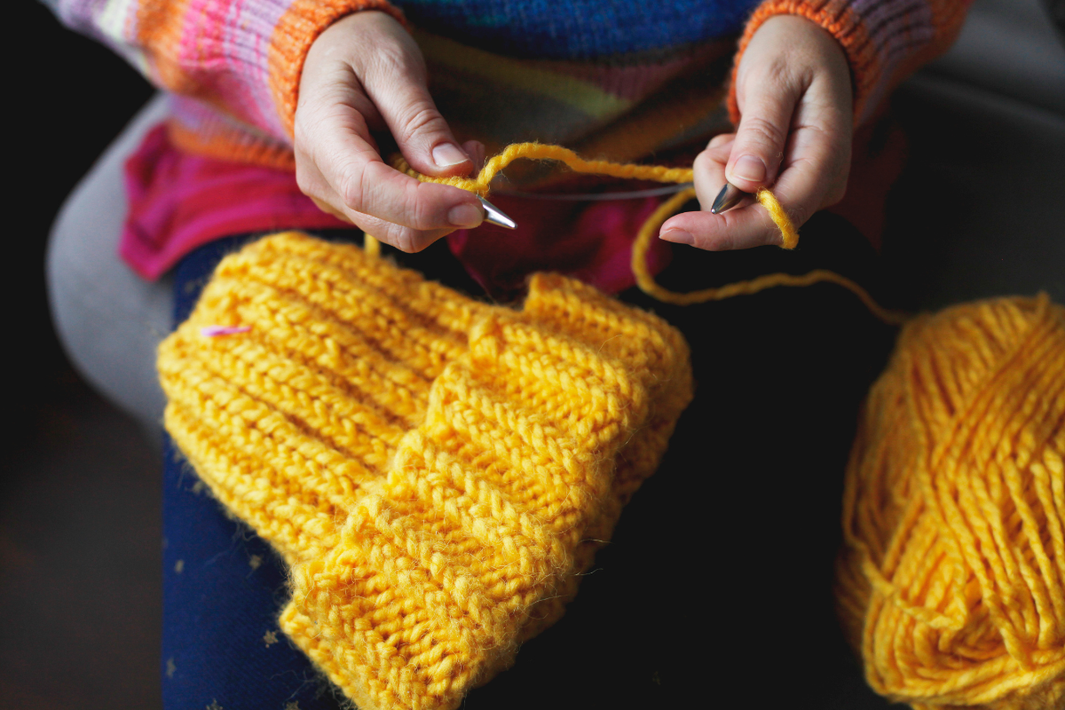 knitting hats