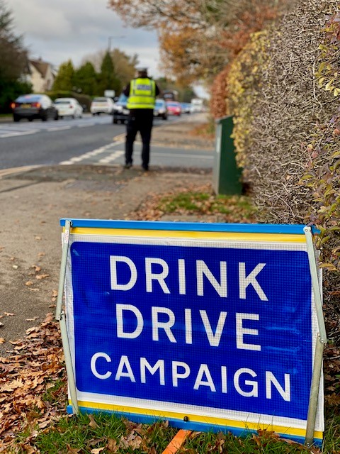 Drink Drive Campaign sign