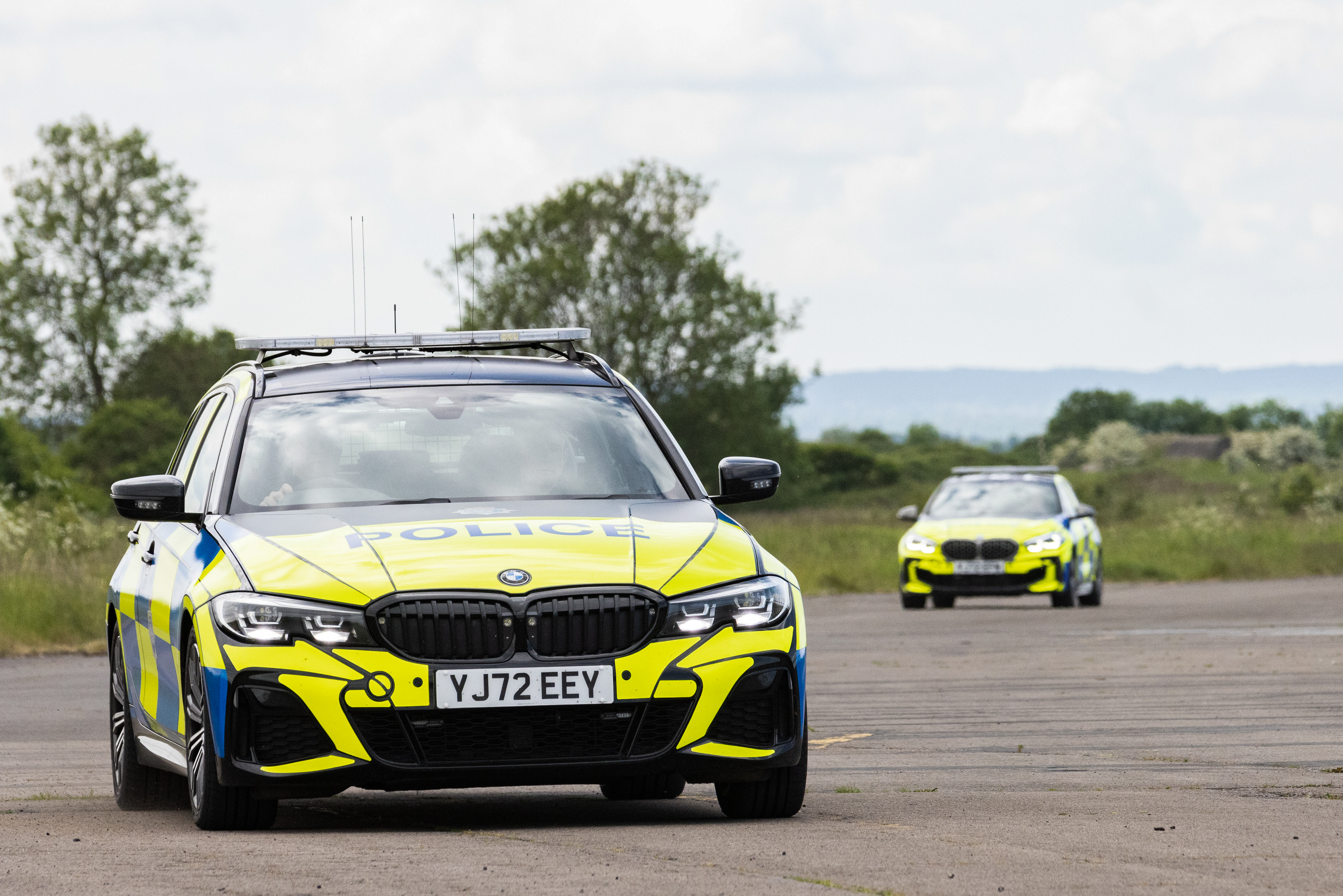 police cars