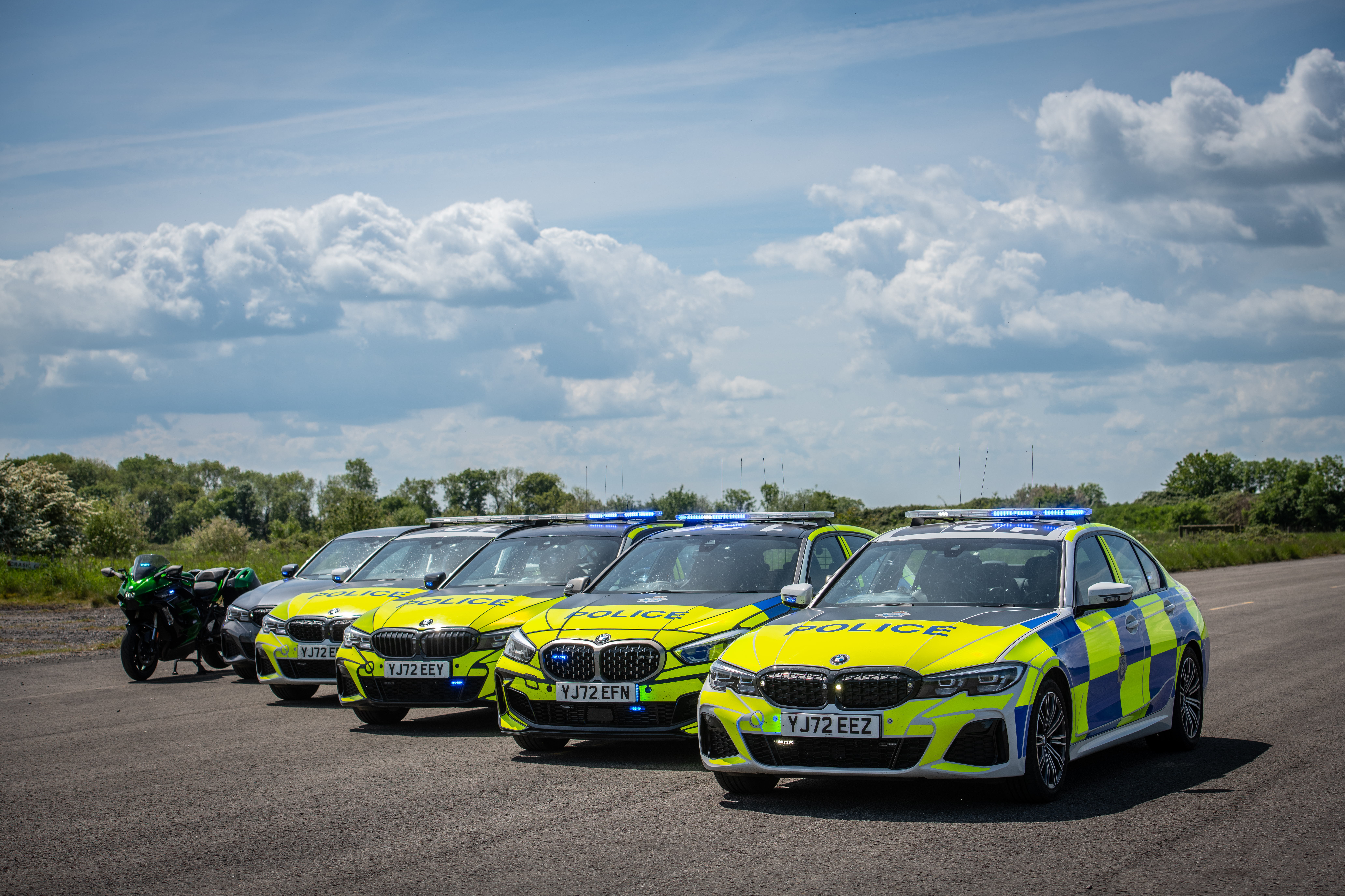 police cars