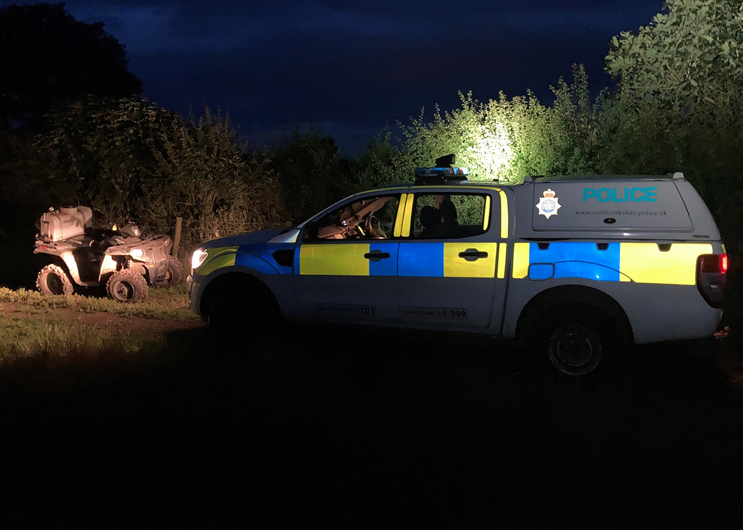 Quad bike operation
