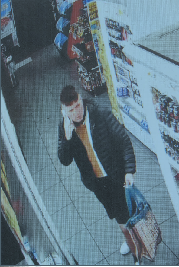 Theft of alcohol from Wetherby Services - do you recognise this male?