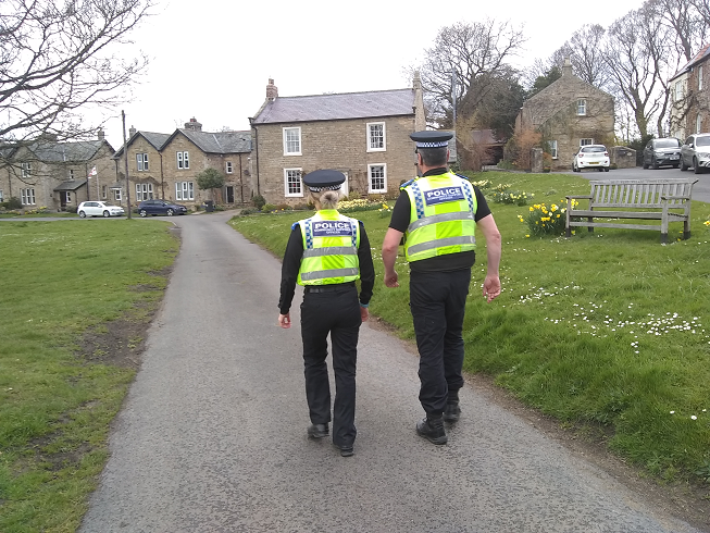 Police on patrol