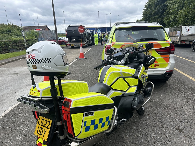 police vehicles
