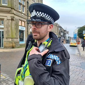An officer in Harrogate