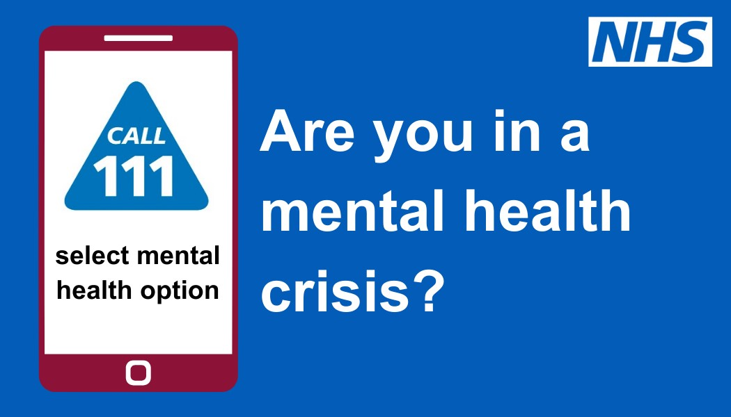NHS 111 mental health option 