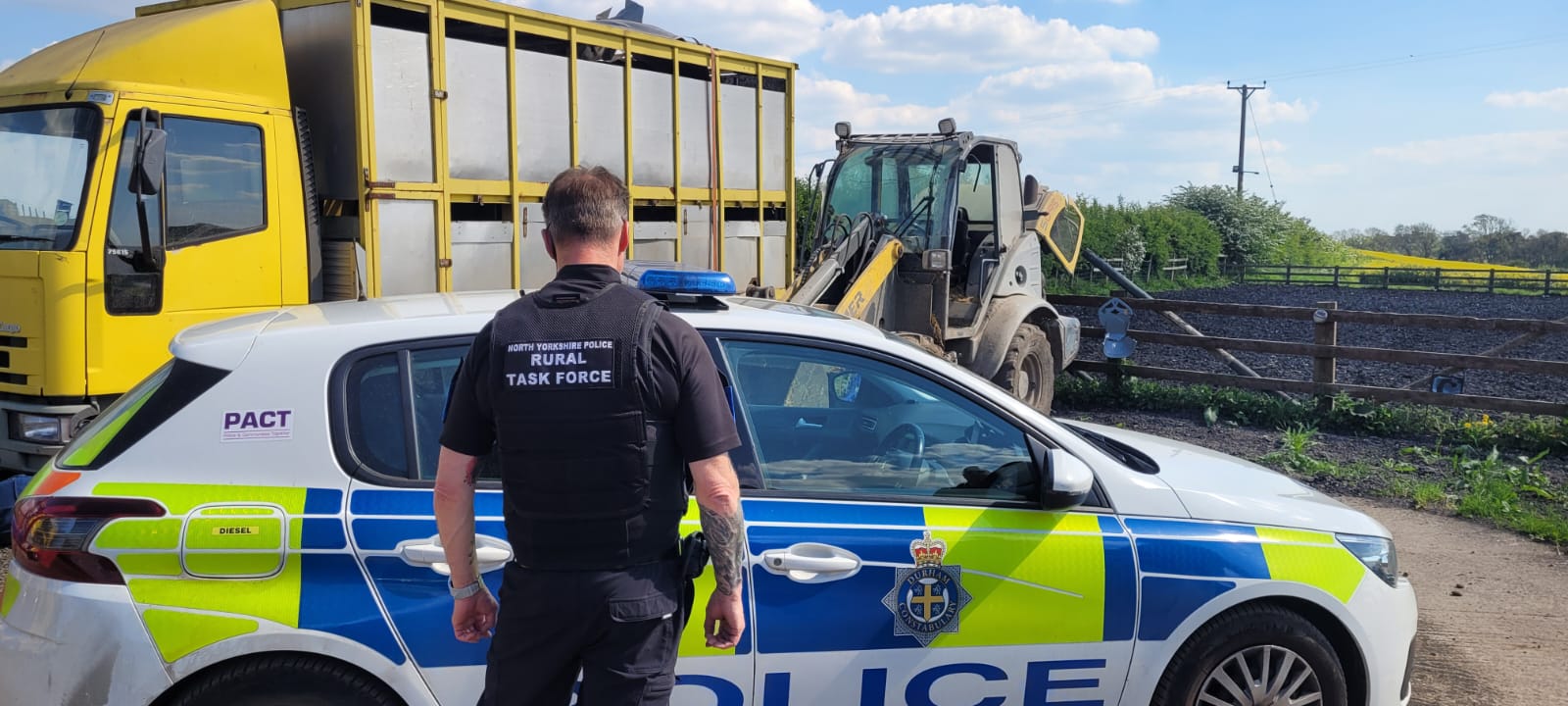 Hundreds of thousands of pounds worth of stolen equipment recovered