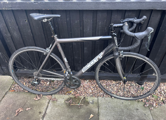 black bike