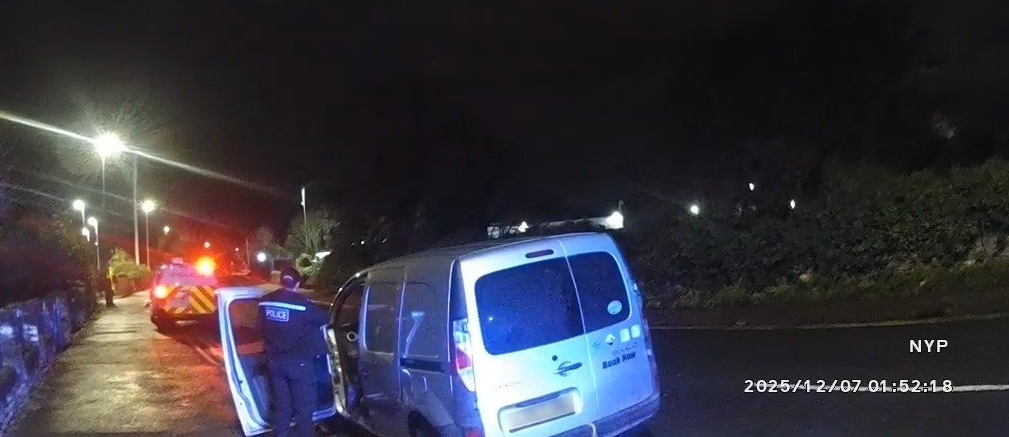 Kangoo pulled over