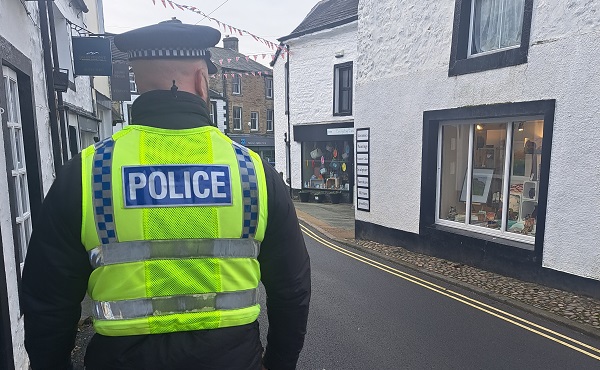 Officer on patrol