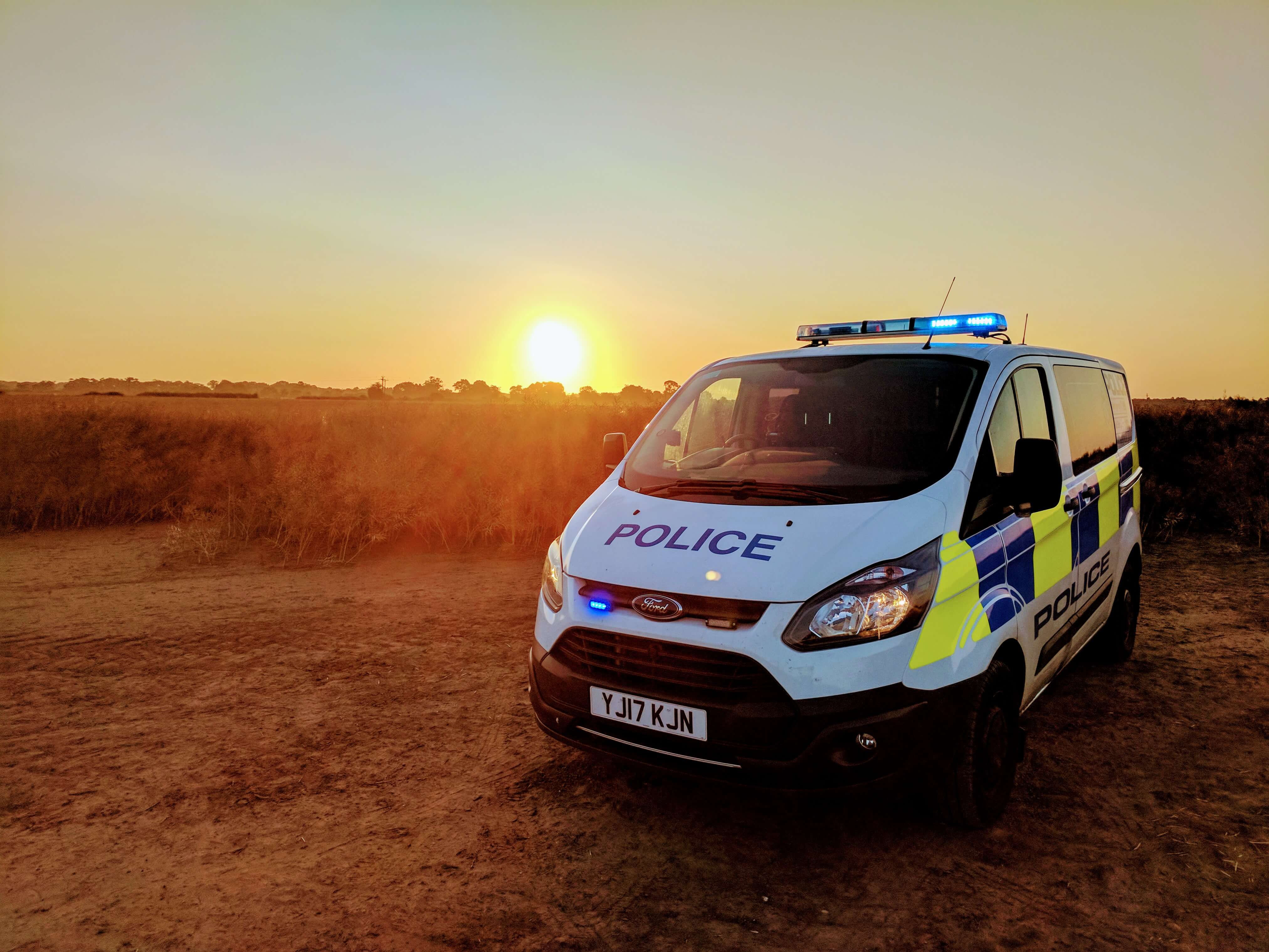 police van