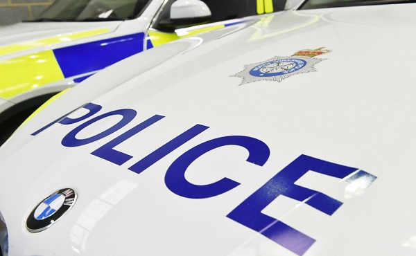 bonnet of police car 