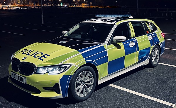 marked police car 