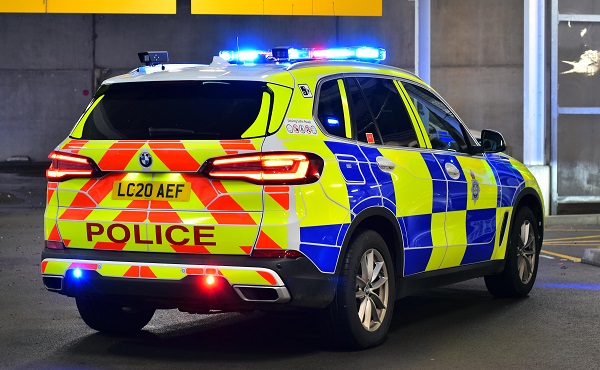 marked police car 