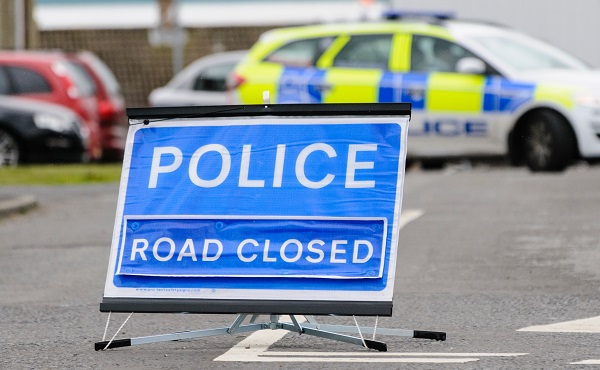 Police road closed