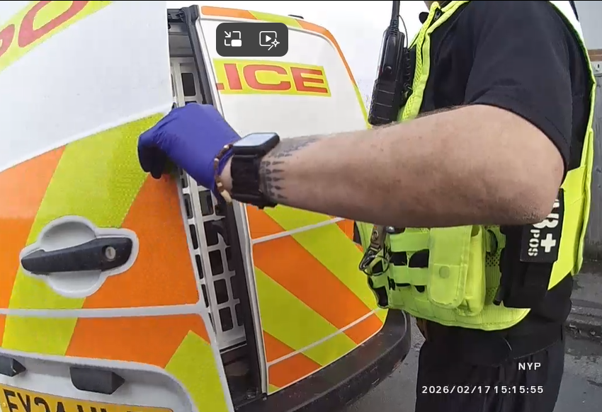 police cell van 